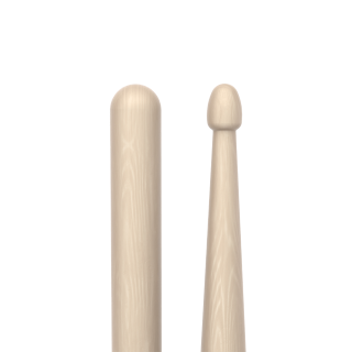Thumbnail: ProMark Rebound 5A Raw Hickory Drumstick, Acorn Wood Tip