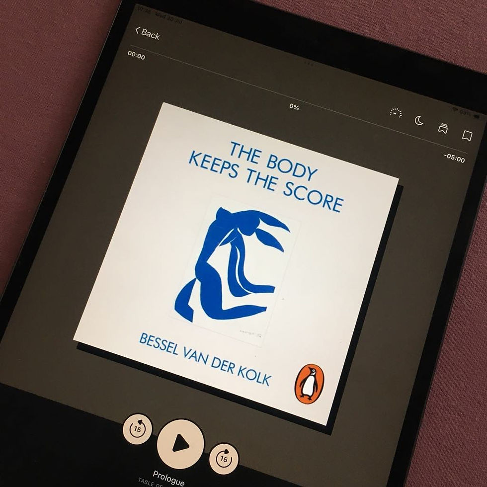 The Body Keeps the Score - book and audio book