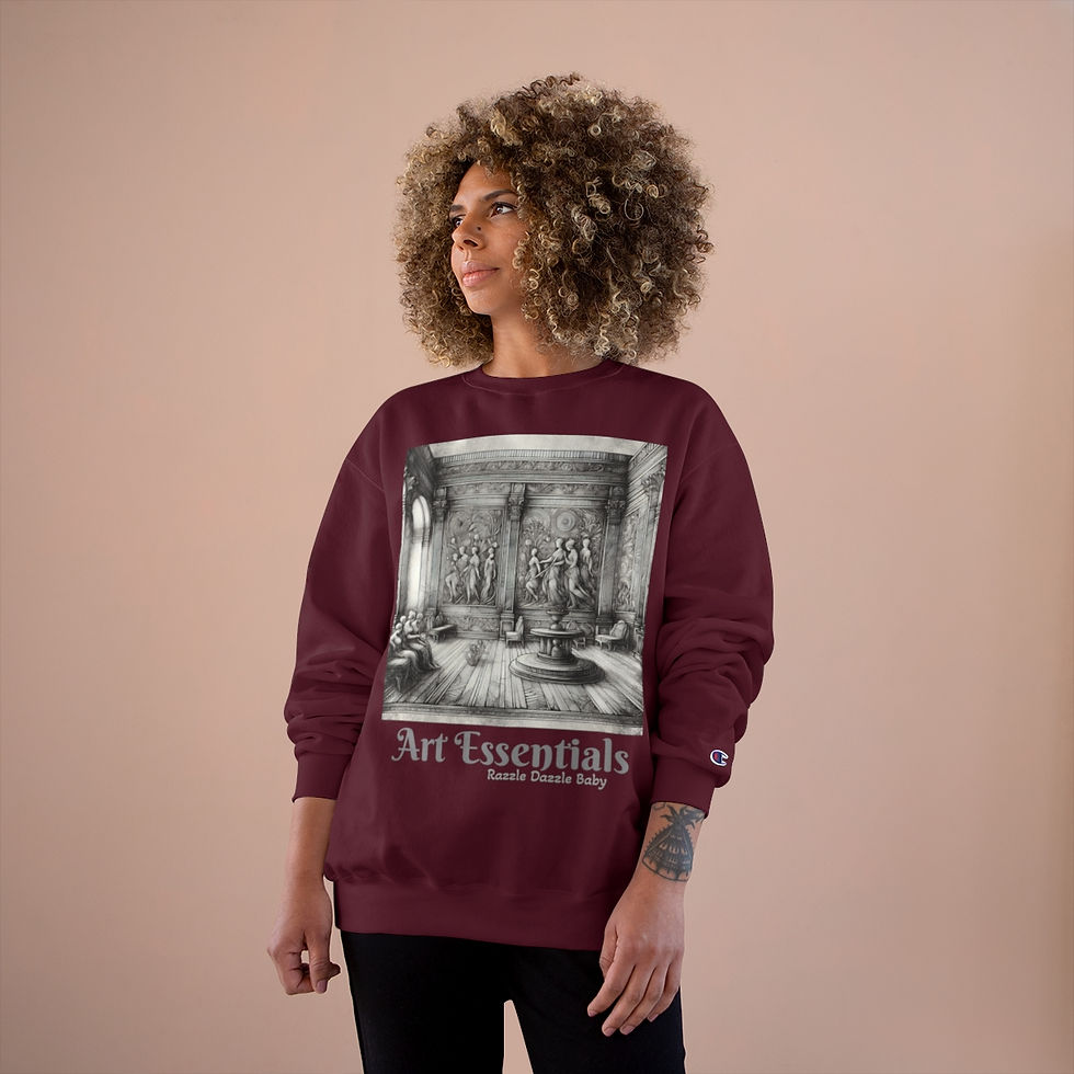 サムネイル： Razzle Dazzle Baby - Art Essentials - (Sketch) Graphic Sweatshirt