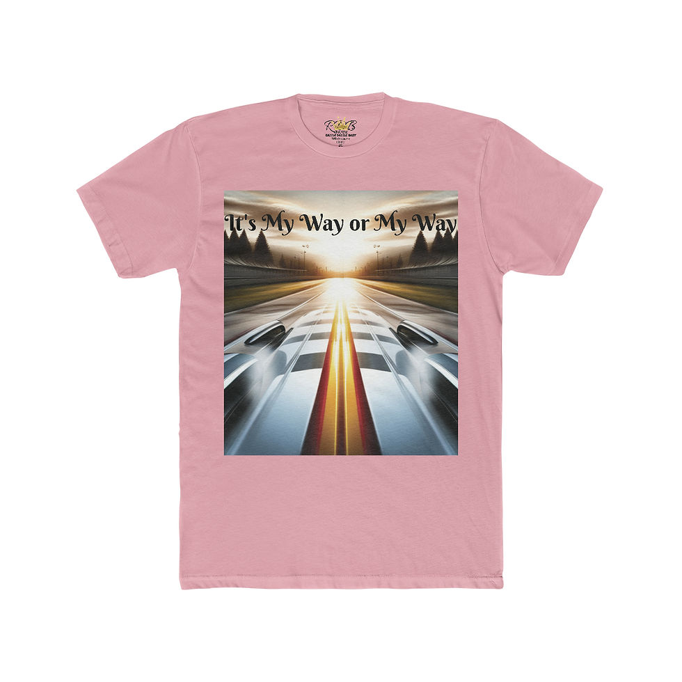 Miniature : My Way Men's Cotton Crew Tee