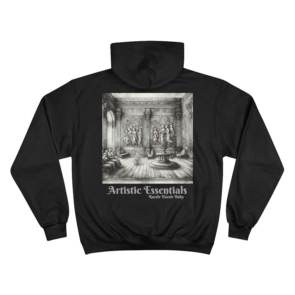 サムネイル： (Sketch) ARTISTIC ESSENTIALS - Razzle Dazzle Baby Champion Hoodie