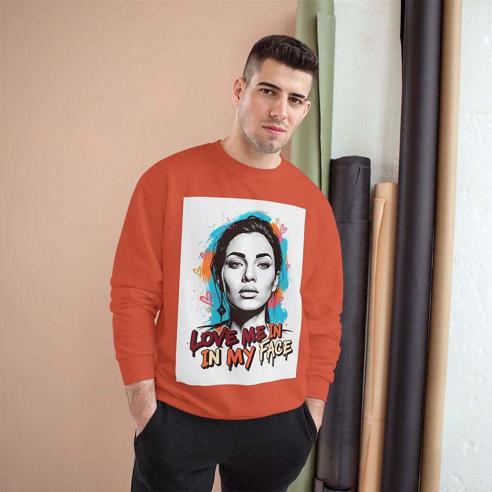 Thumbnail: Love Me In My Face Sweatshirt