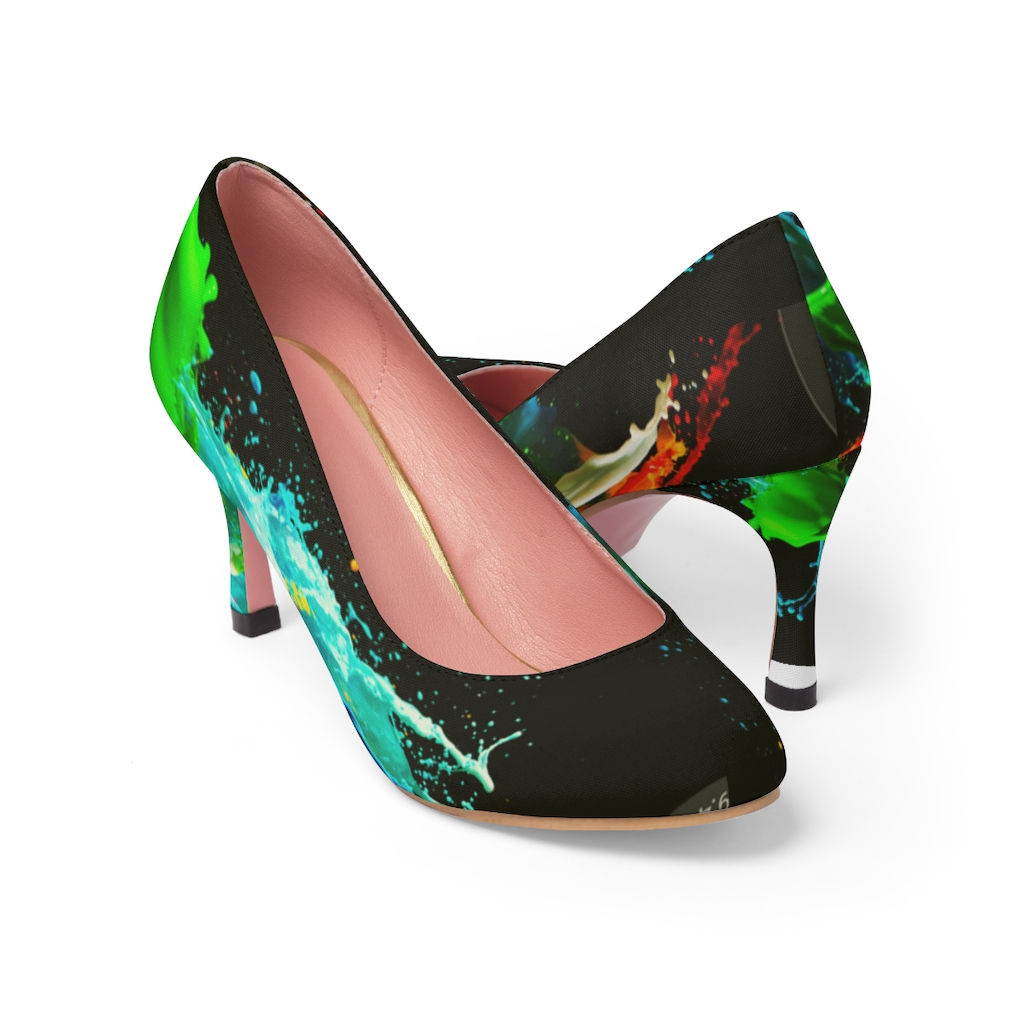 Women's "Color Drip 2" High Heels by Vance Lewis