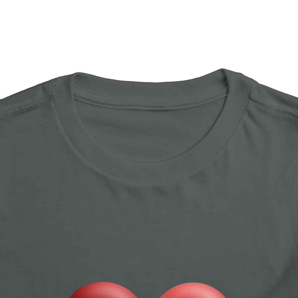 Thumbnail: SELF LOVE Toddler Short Sleeve Tee Razzle Dazzle Baby