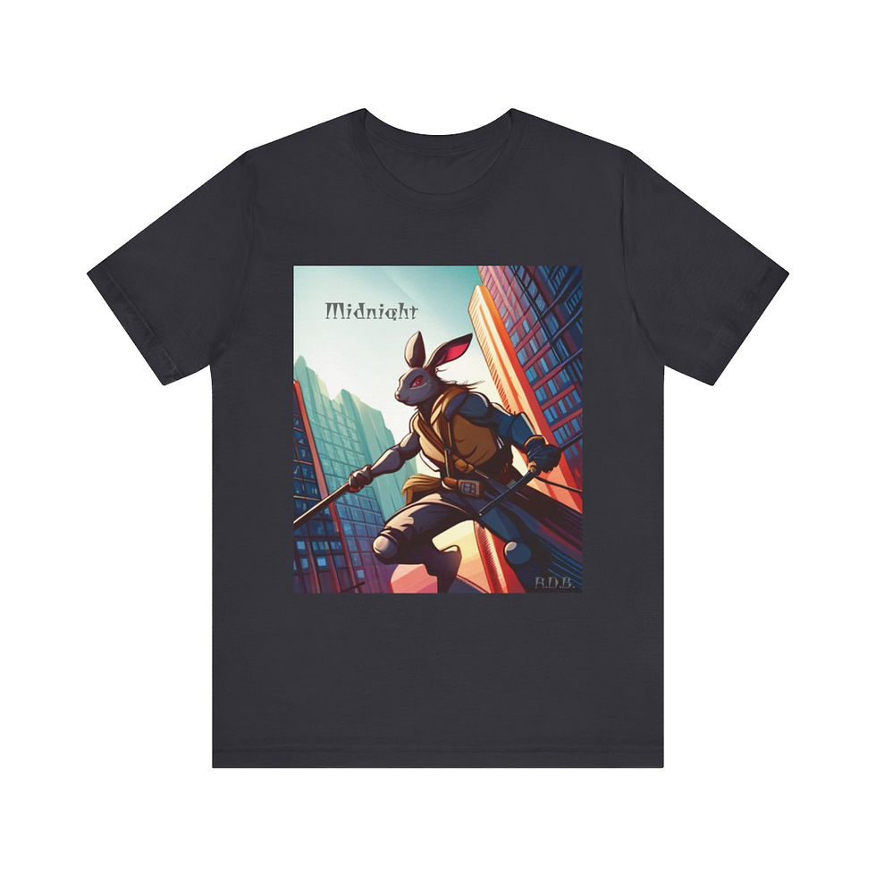 Thumbnail: Midnight Unisex Jersey Short Sleeve Tee