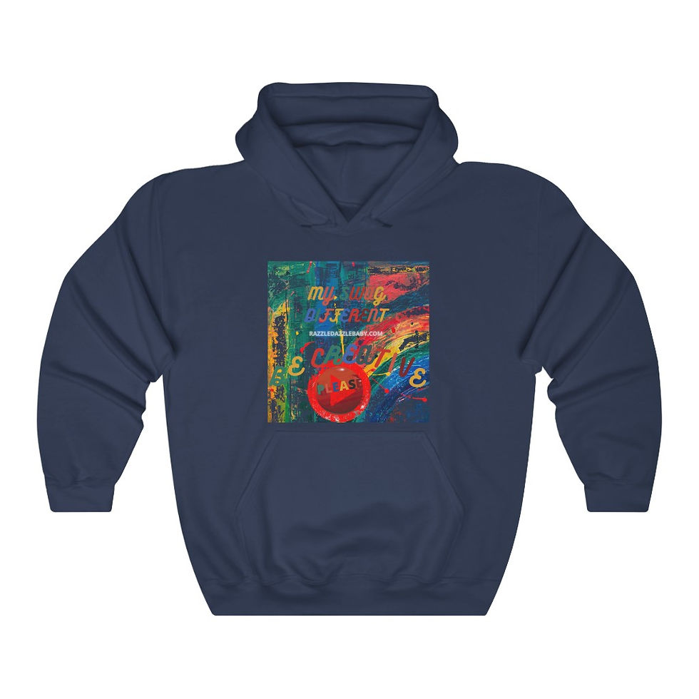 Miniatura: My Swag Different Be Creative Please Unisex Heavy Blend™ Hooded Sweatshirt