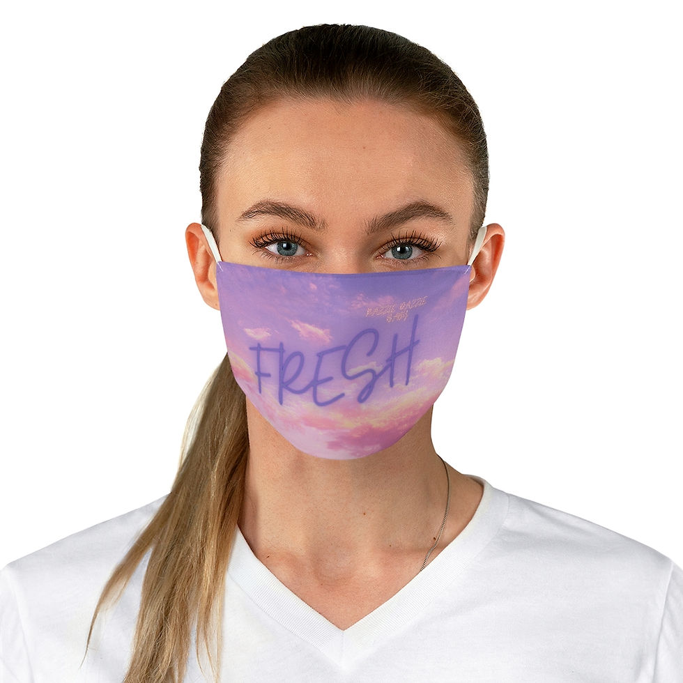 Thumbnail: "FRESH" Fabric Face Mask RAZZLE DAZZLE BABY
