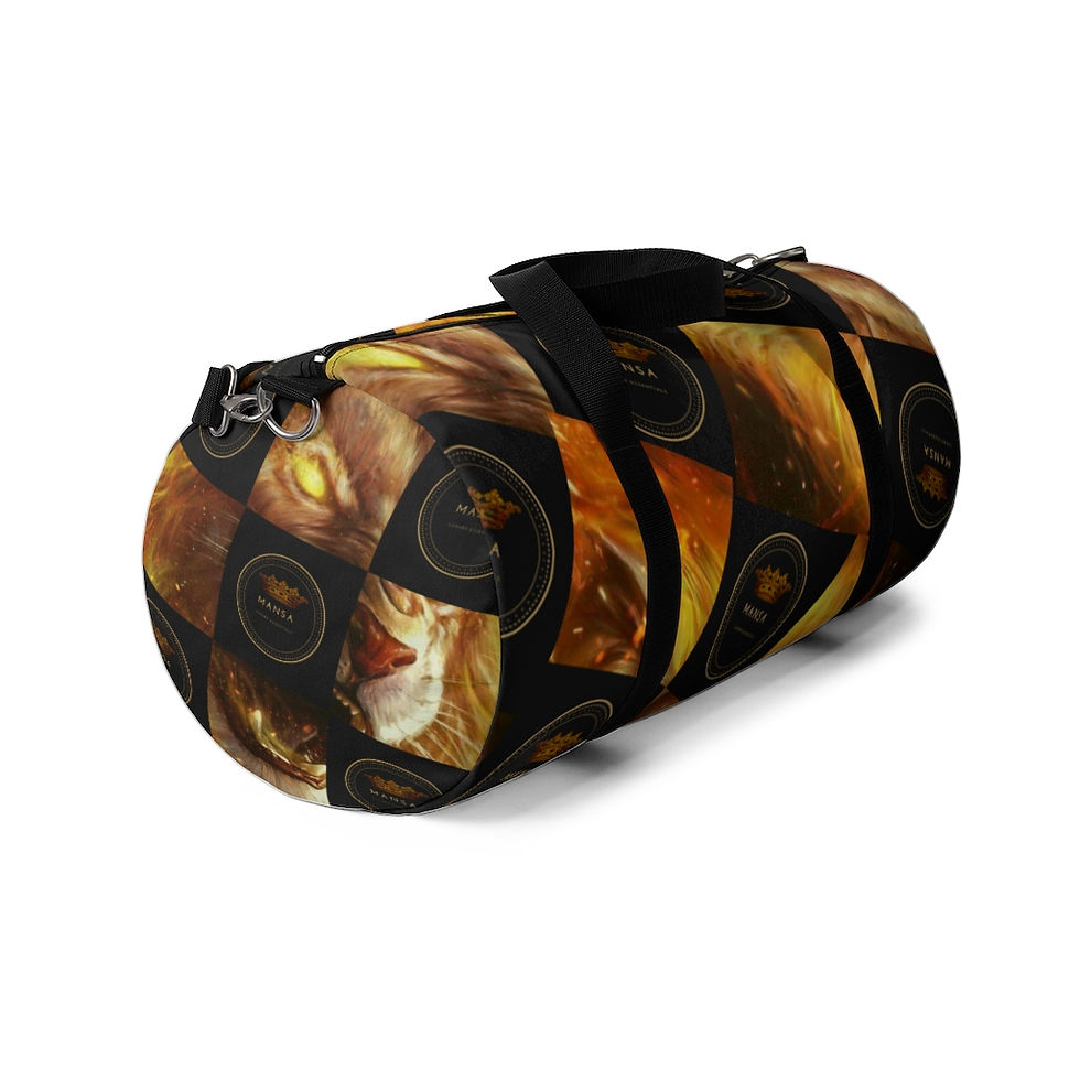 Thumbnail: Fire Lion Duffel Bag "MANSA Luxury Essentials"