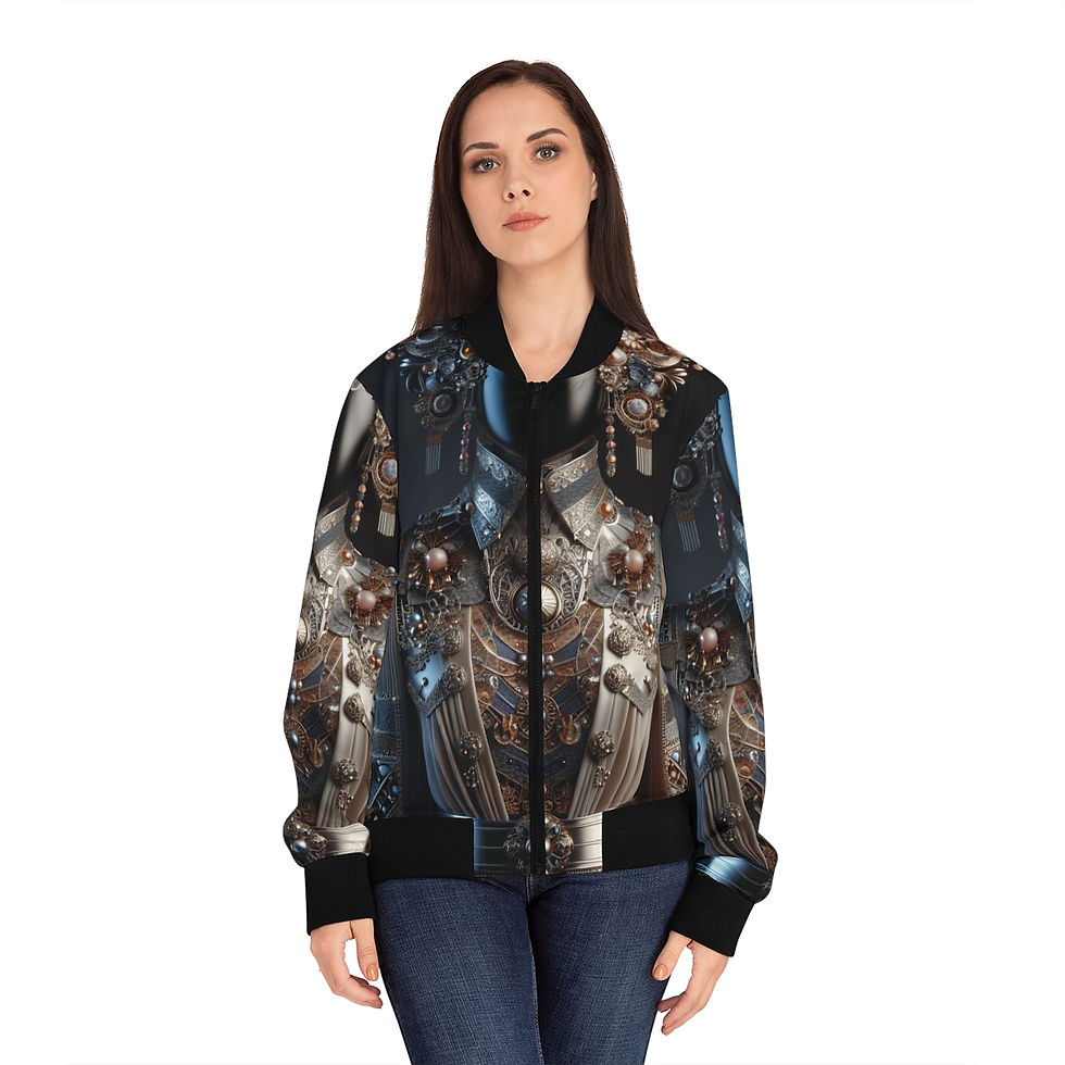 サムネイル： (FOF) Future Of Fashion - Women's Bomber Jacket (AOP) 