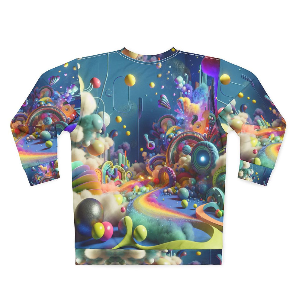 サムネイル： WHIMSICLE Unisex Sweatshirt (AOP)