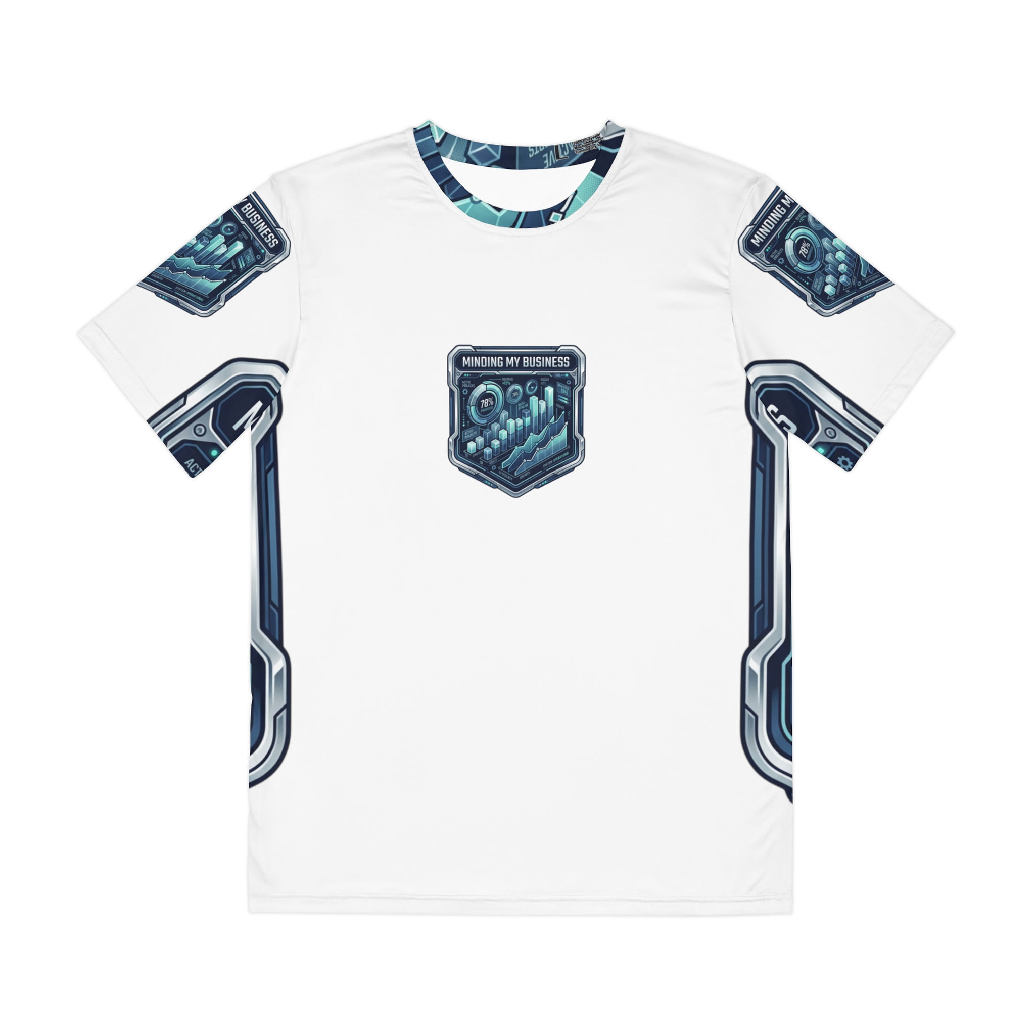 Minding My Business Graphic Tee — Data Dashboard Badge Design