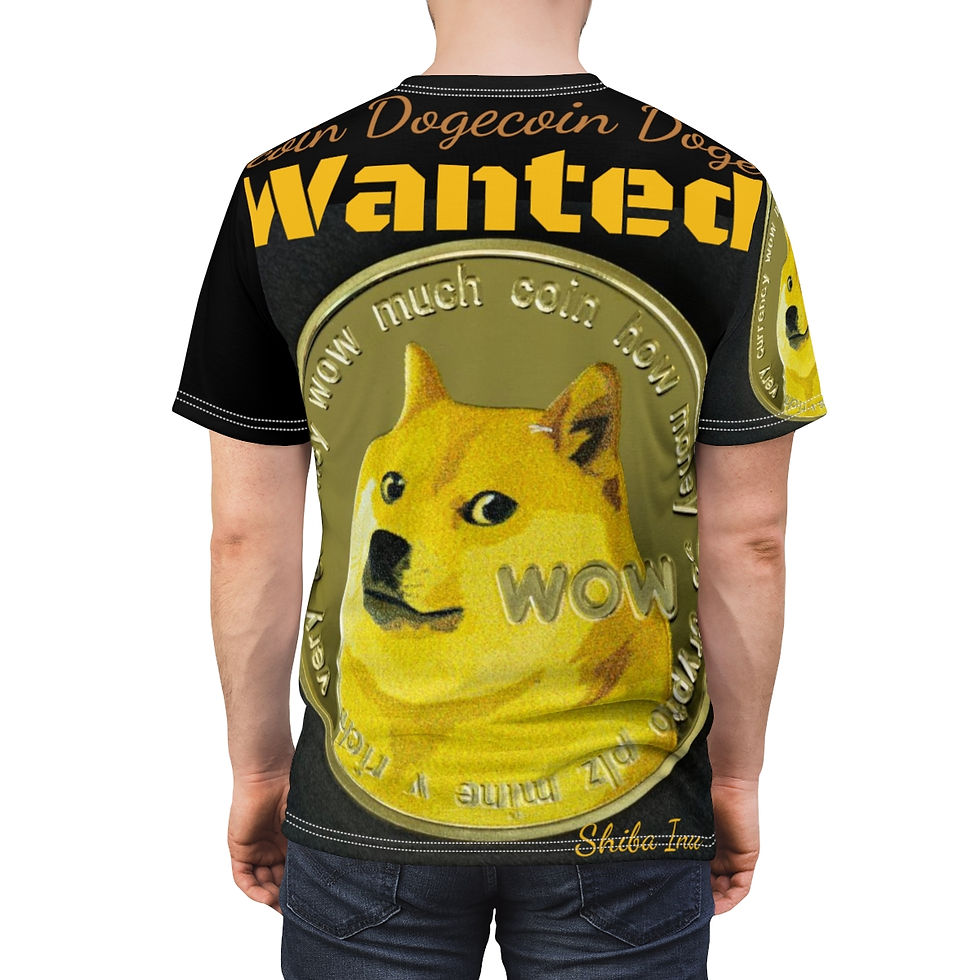 Miniature : Wanted Dogecoin Shiba Inu cryptocurrency Mansa Luxury Essentials