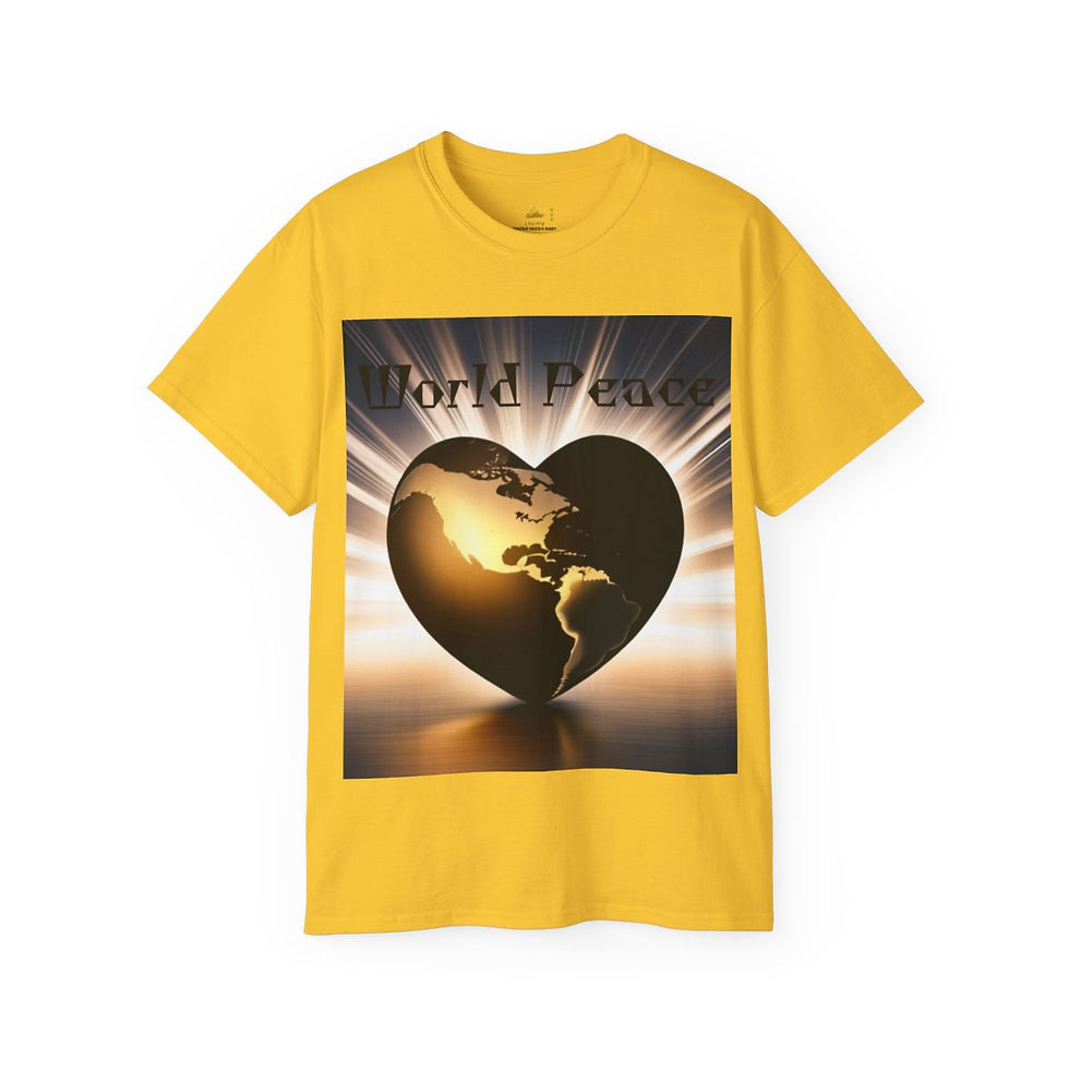 Miniature : World Peace Unisex Ultra Cotton Tee 