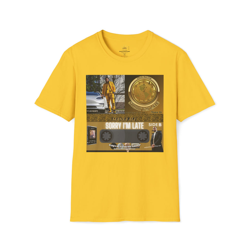 Miniatura: SORRY I'M LATE (SIDE B) promotional Unisex Softstyle T-Shirt