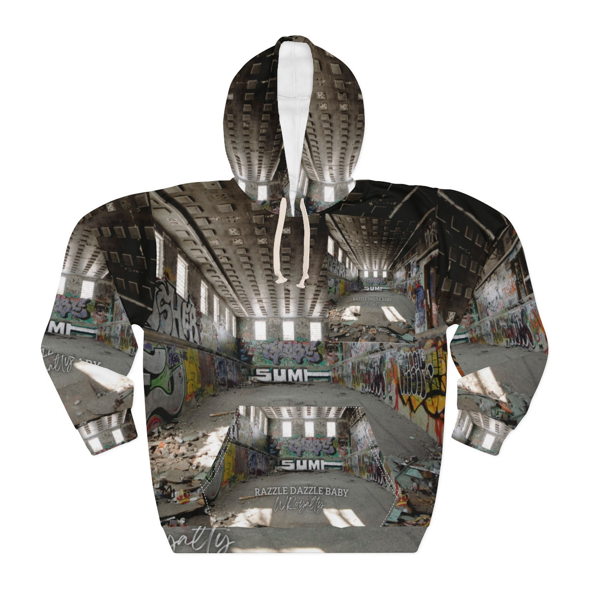 WRoyalty Graffiti - Pullover Hoodie (Unisex)