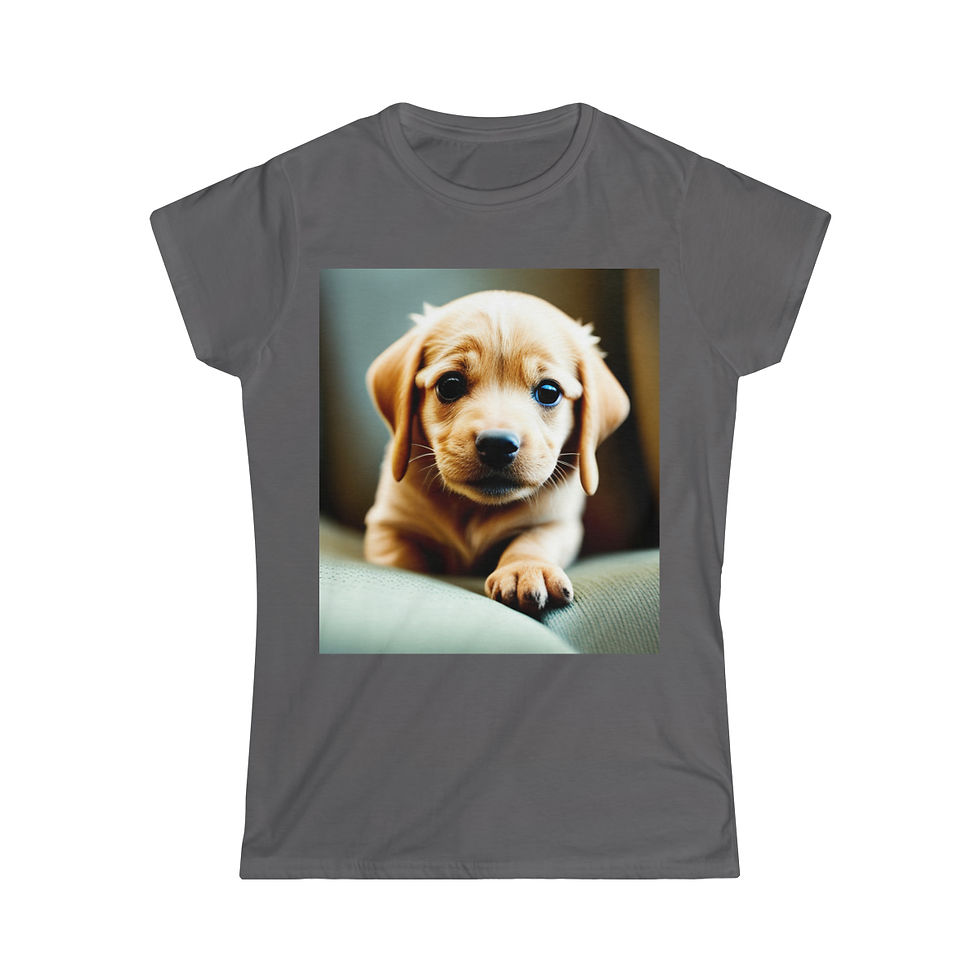 Miniatura: Cutest Puppy Ever Women's Softstyle Tee