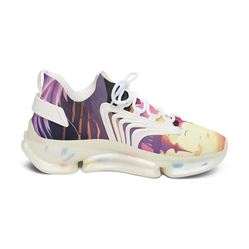 サムネイル： Pink Dragon 3 's Women's Mesh Sneakers