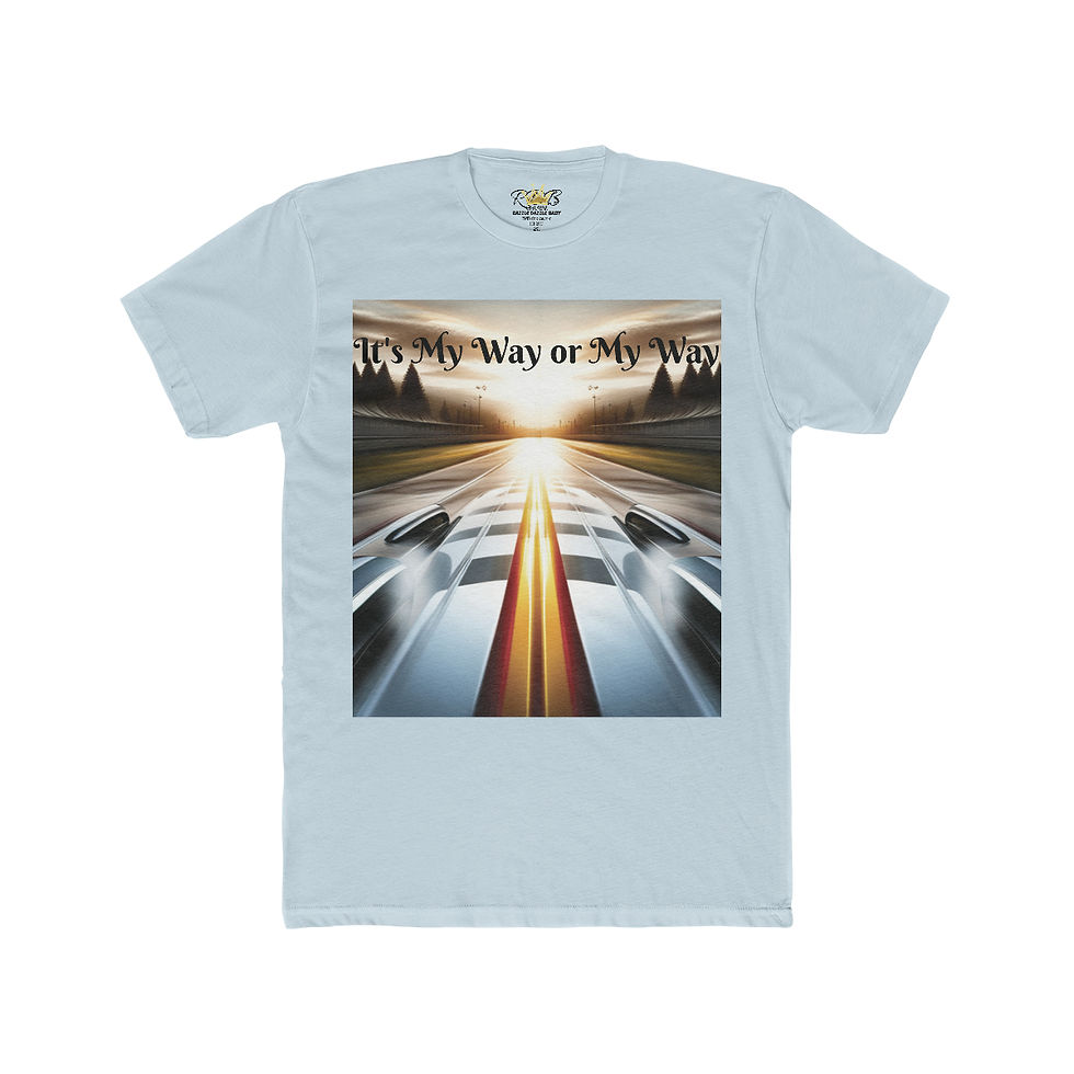 Miniature : My Way Men's Cotton Crew Tee