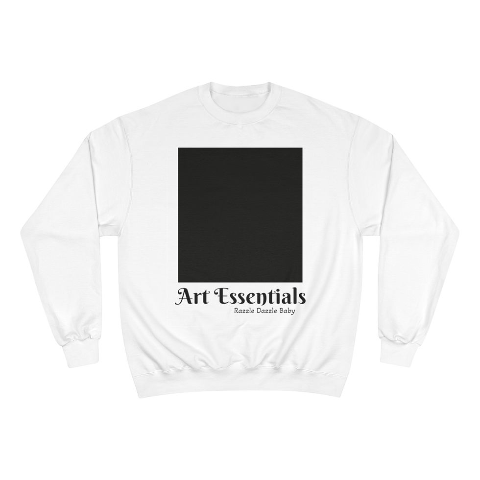 Thumbnail: Razzle Dazzle Baby - Art Essentials - (Black Canvas) Graphic Sweatshirt