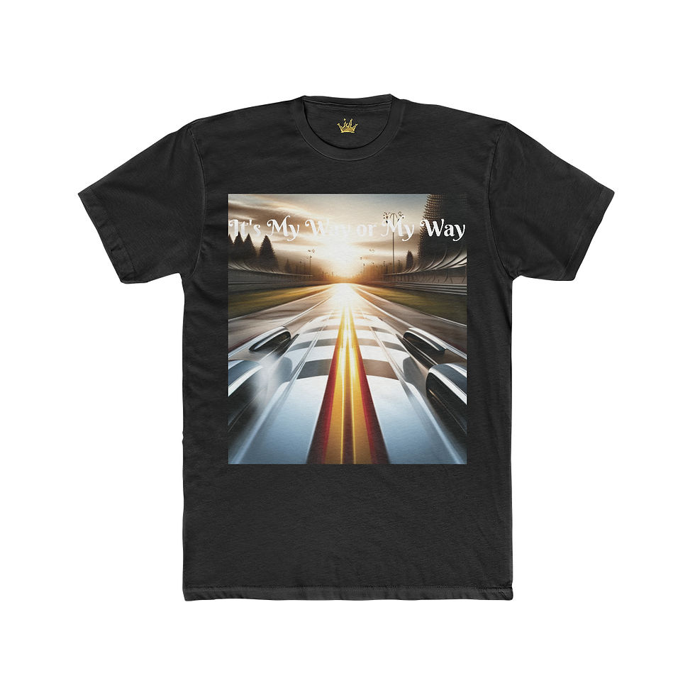 Miniature : My Way Men's Cotton Crew Tee