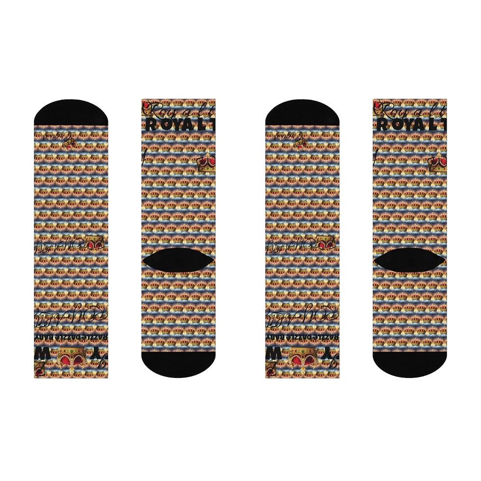 ภาพขนาดย่อ: WRoyalty Cushioned Crew Socks