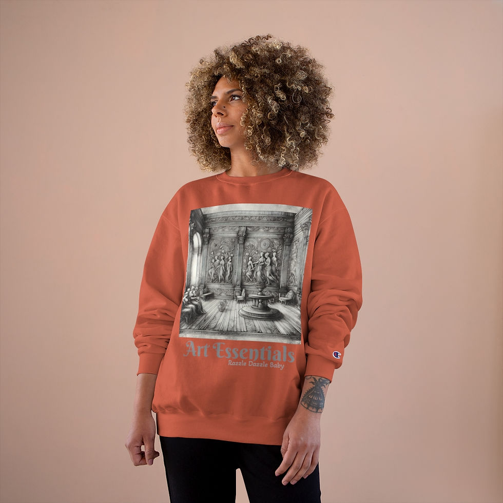 サムネイル： Razzle Dazzle Baby - Art Essentials - (Sketch) Graphic Sweatshirt