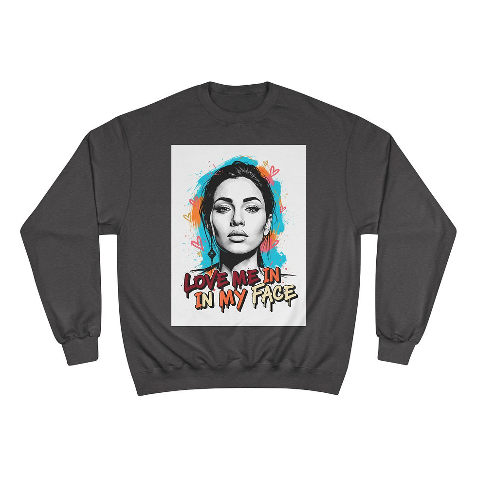 Thumbnail: Love Me In My Face Sweatshirt