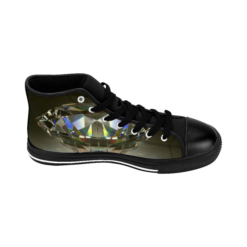 Thumbnail: "Diamond Cut" Men's High-top Sneakers