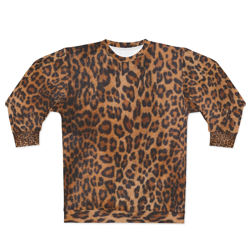 サムネイル： Leopard Unisex Sweatshirt