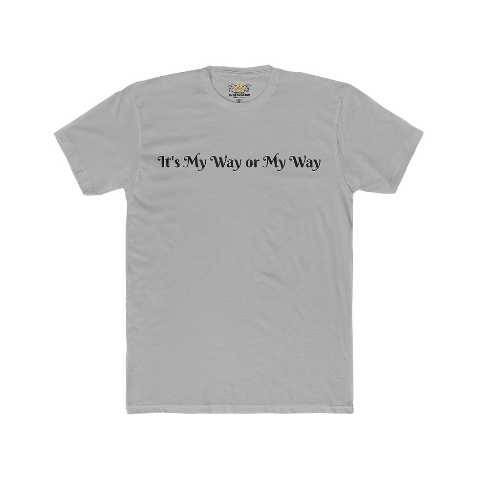 サムネイル： My Way Cotton Crew Tee