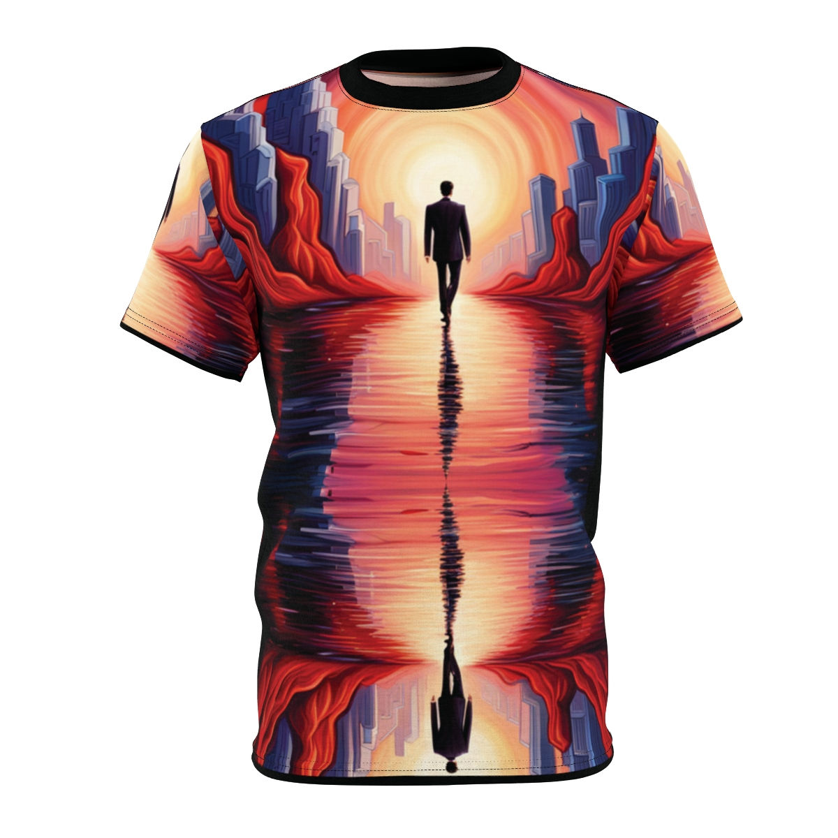 Unisex Cut & Sew Tee (AOP)