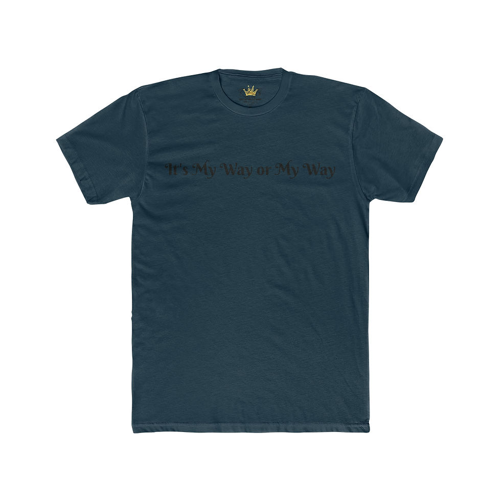 サムネイル： My Way Cotton Crew Tee