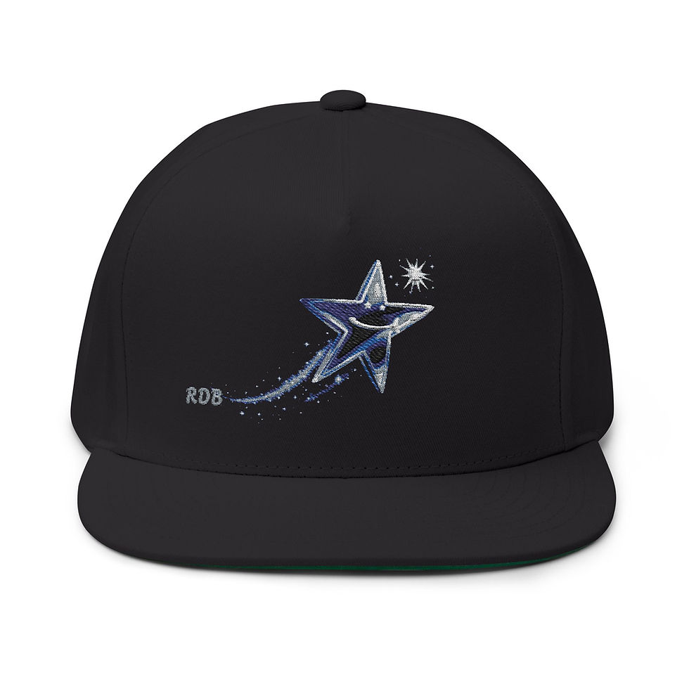 Miniatura: Embroidered Flat Bill Cap — RDB