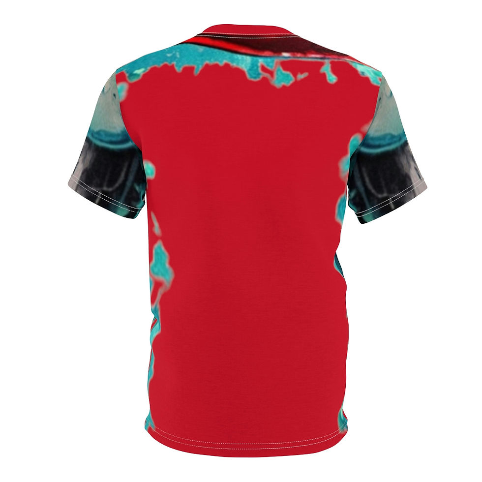 Thumbnail: Lady in Shades Unisex Red T-shirt 