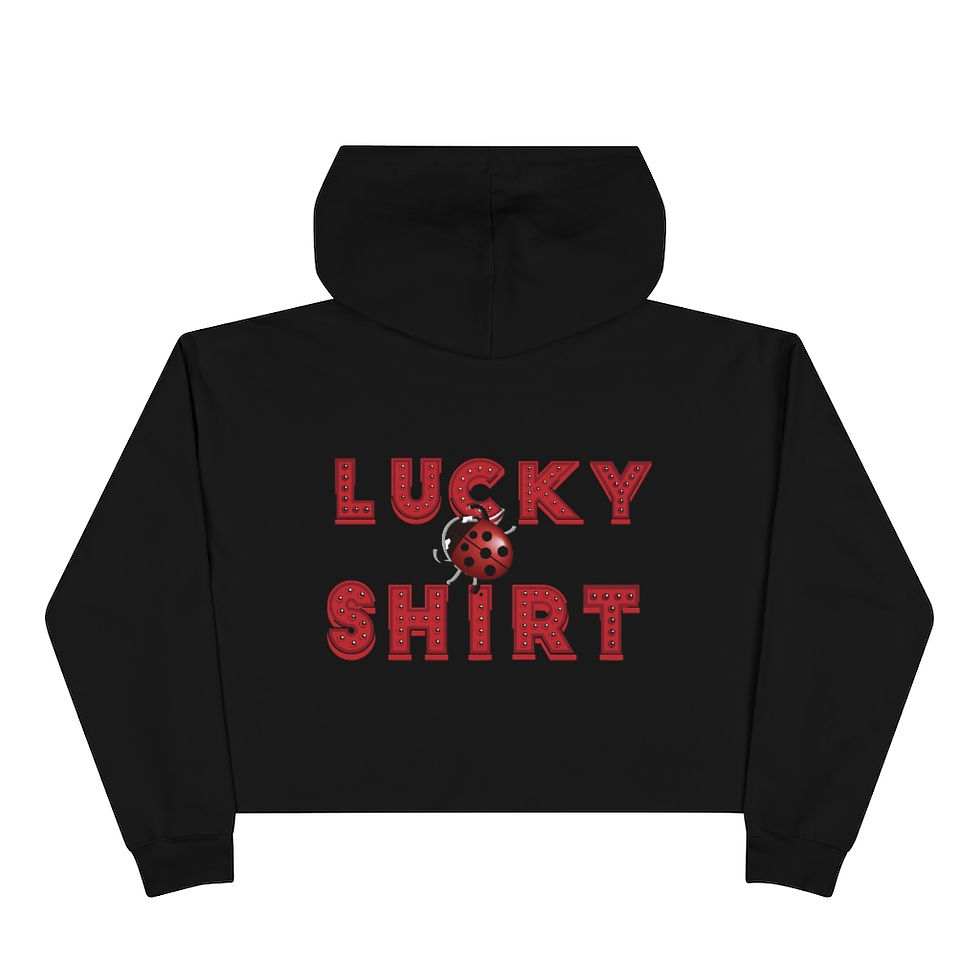 Thumbnail: Lucky Shirt Crop Hoodie