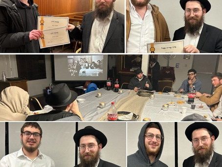 Pittsburgh Zal Bachurim Celebrate Siyum Mesechtos