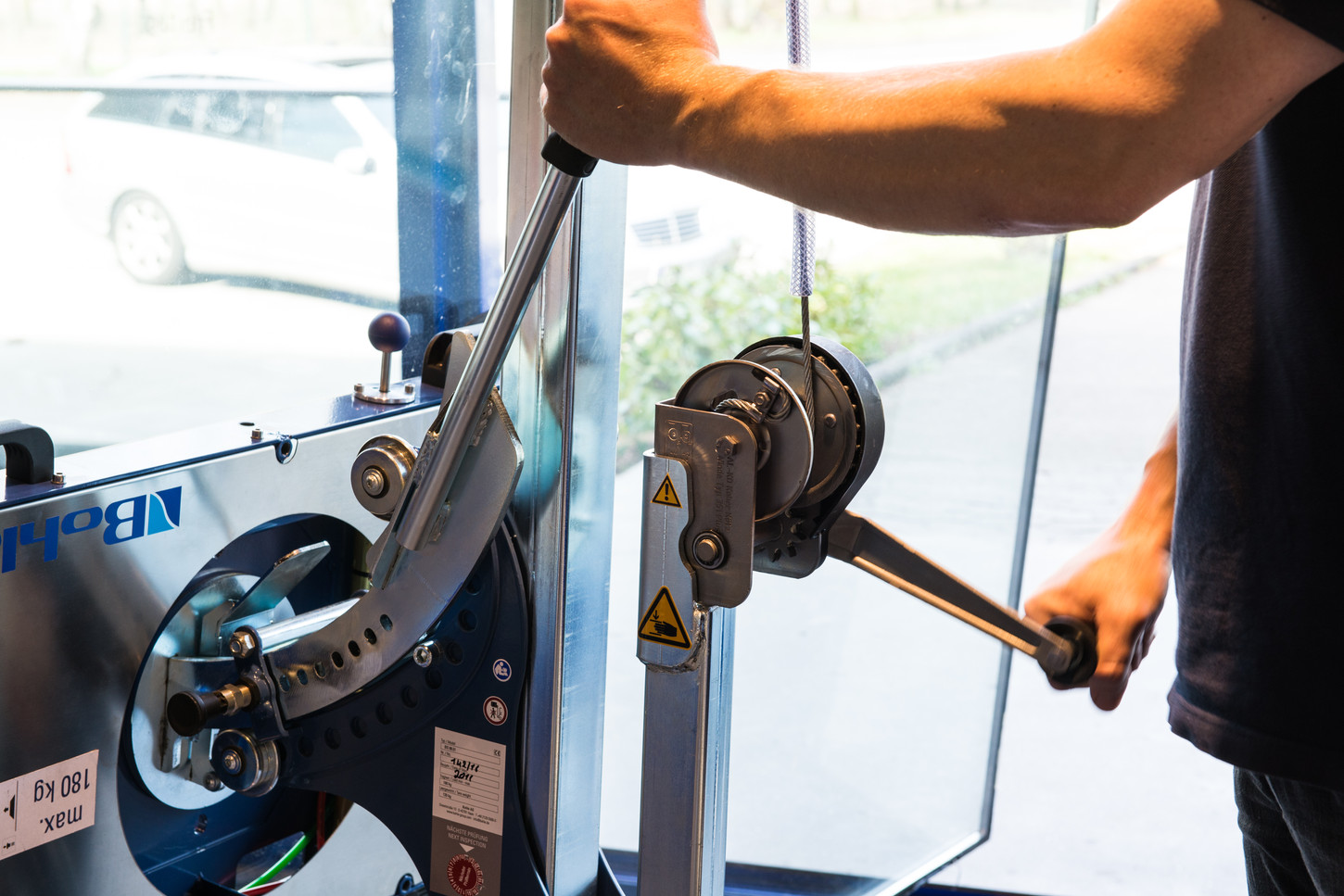Glaslifter Glasroboter Liftmaster Bohle
1 Mann Montagegerät