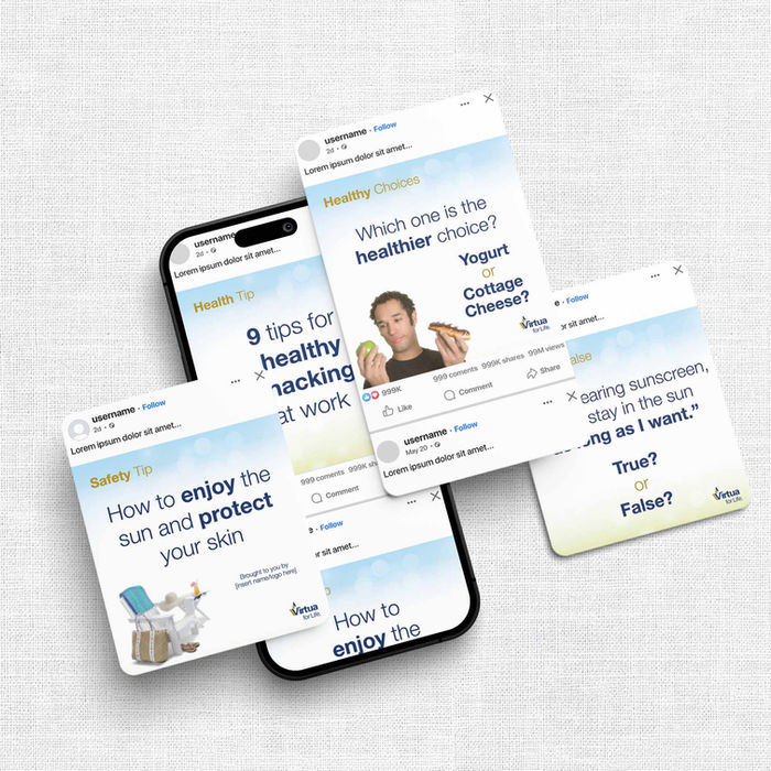 Social Media Graphic Design for Virtua Health