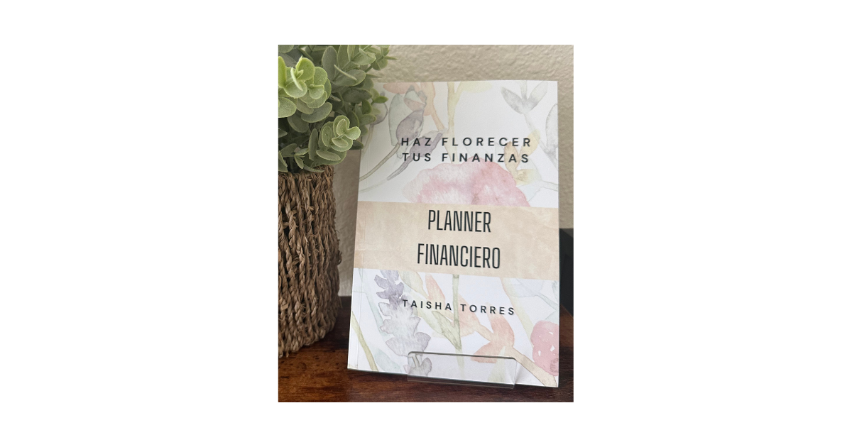 Planner financiero "Haz florecer tus finanzas"