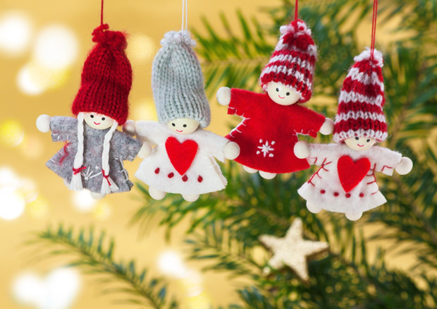 Knitted Christmas Tree Ornaments