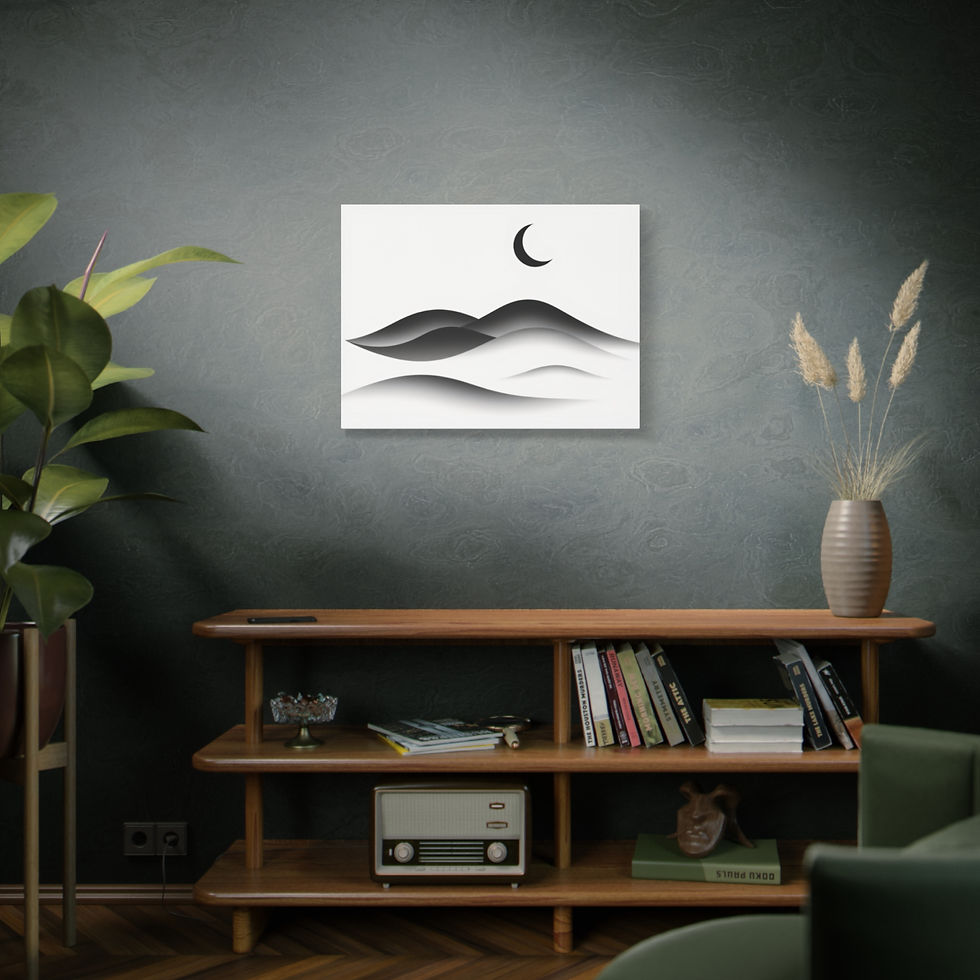 Thumbnail: Moonrise Over Hills