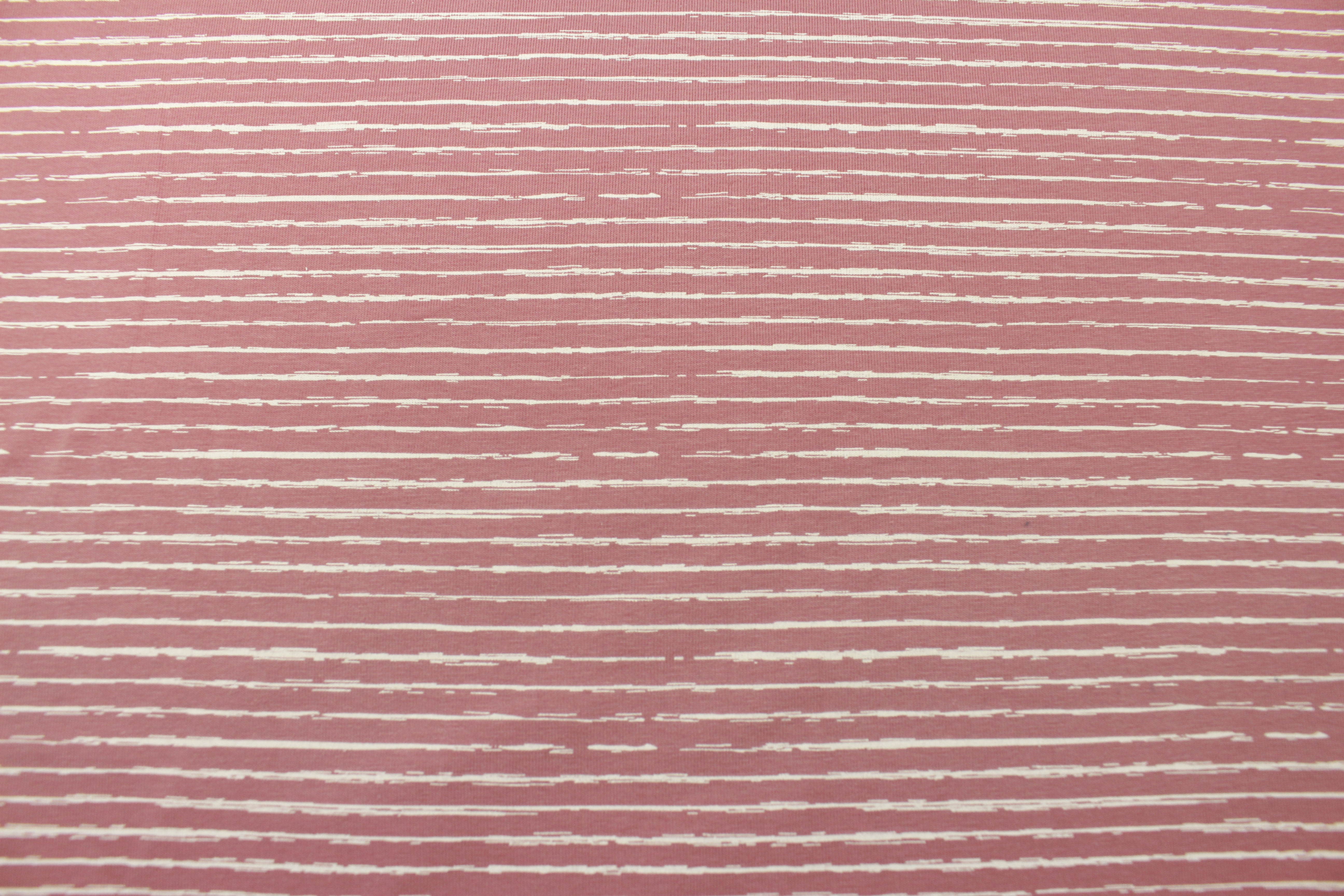 Baumwolljersey, Streifen - altrosa