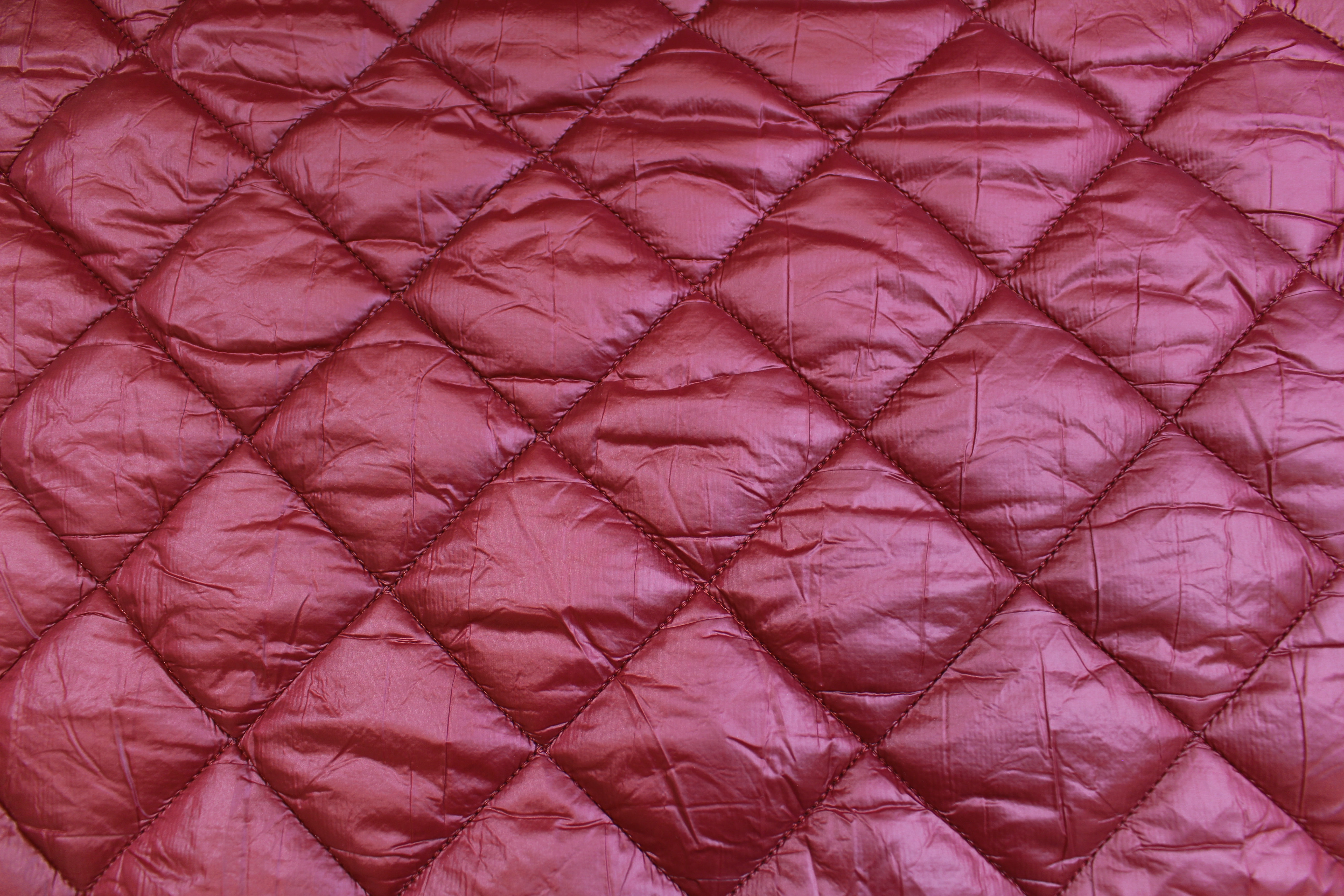 Stepper aus Polyester Webware - rot, rosa