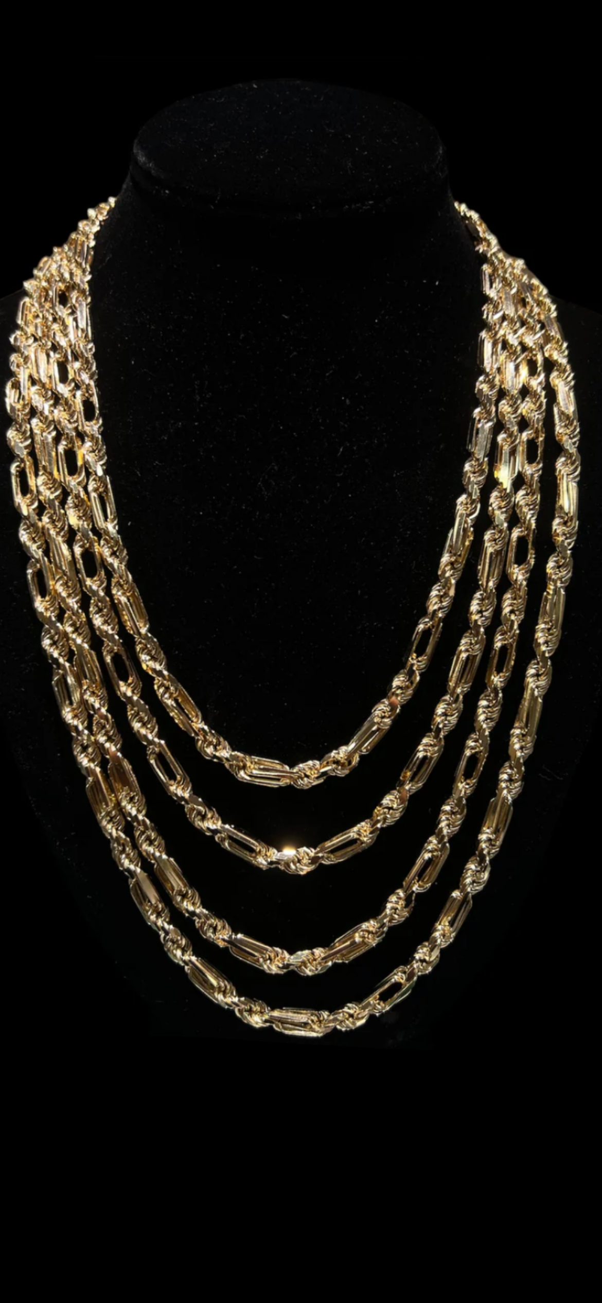 14k Vermeil (925/14k Plated) 8mm Milano Chain