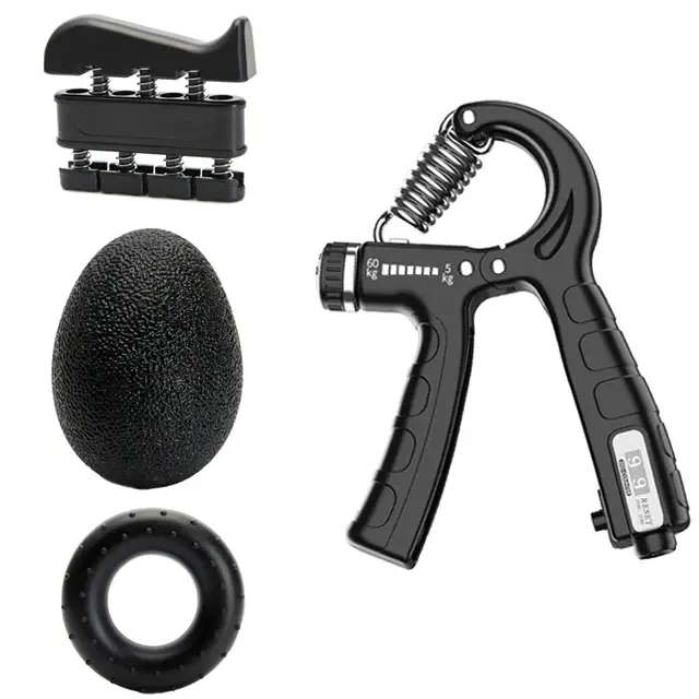 Thumbnail: Adjustable 5-60Kg Heavy Hand Gripper Fitness Hand Exerciser