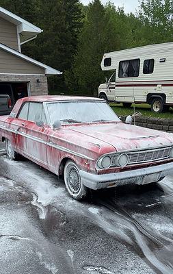exterior wash process