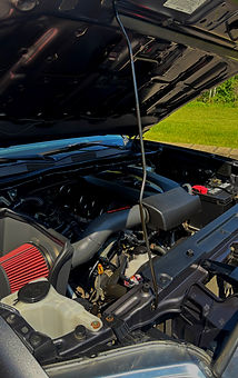 engine bay detail