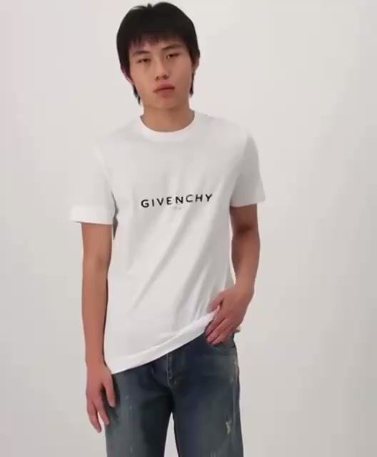 Thumbnail: Givenchy Reverse Paris Logo Oversized T-Shirt