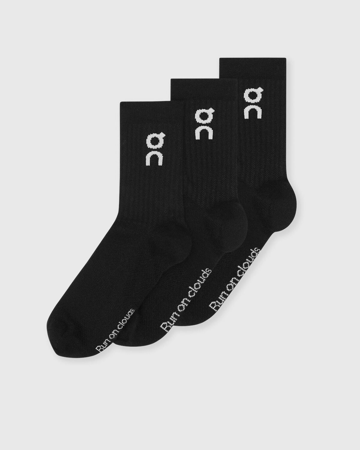 On Logo Sock High 3P Black product image 1