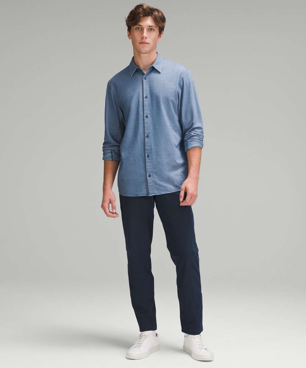 Lululemon ABC Classic-Fit Trouser True Navy model front